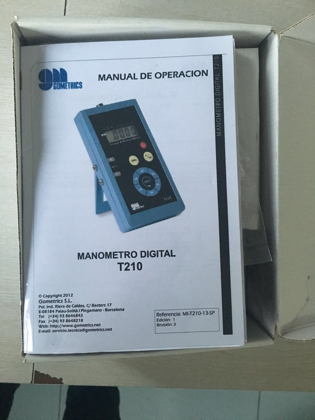 T210�����x��������GOMETRICS